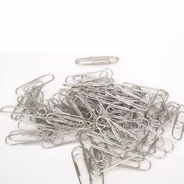 실버 서류클립 페이퍼클립 종이클립 사무용품 세트