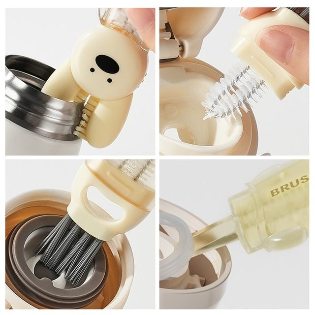 4 IN 1 보온병 텀블러 뚜껑 세척 브러쉬 HL-00068