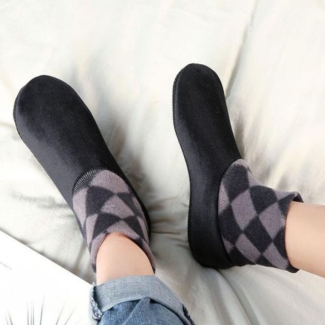 벨벳 논스립 실내 양말 층간소음 방지 덧신