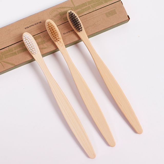 제로웨이스트 대나무 칫솔 미세모 각인