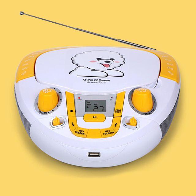 코비10 댕댕이 CD플레이어 어학학습특화 MP3 라디오