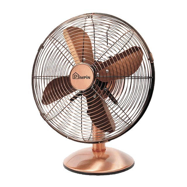 핌핀M12S 빈티지 레트로 메탈 선풍기 4엽 12형 회전