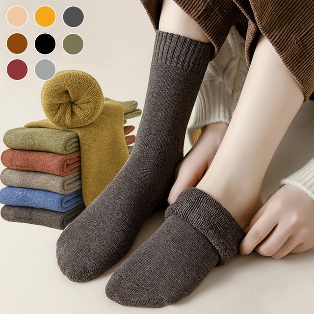 기모 안감 도툼한 겨울양말 URD-164