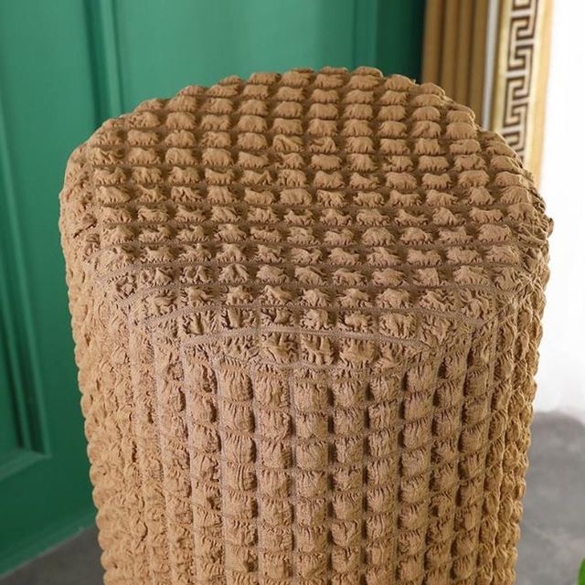 원형 에어컨 커버 패브릭 방수 단색 덮개