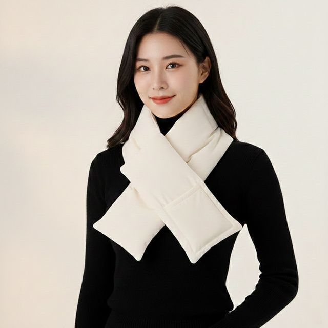 다운 패딩 블록 머플러 6color SL-1005769