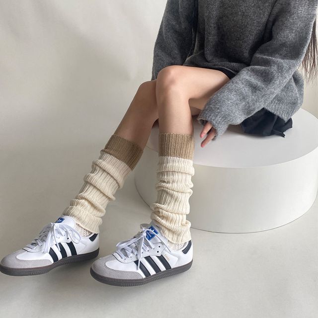 니트 골지 레그워머 발토시 4color DK-1005028