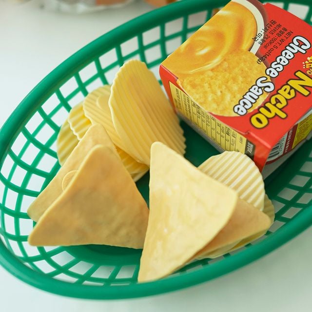 나쵸 감자칩 모양 디자인 집게 CHS-1005599