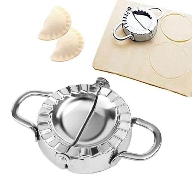 스텐 만두 만들기 모양틀 소형 7.5cm 만두틀 몰드