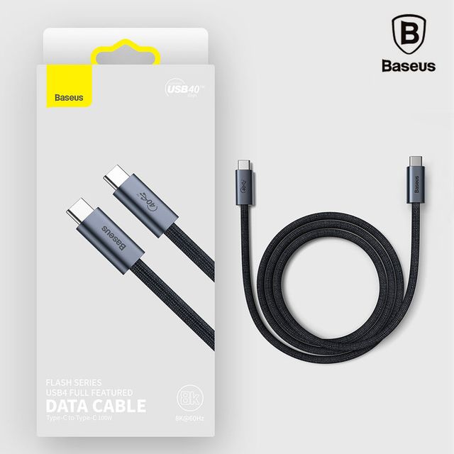 케이블 플래쉬 USB4 40G 8K 60Hz C TO C 100W 1m