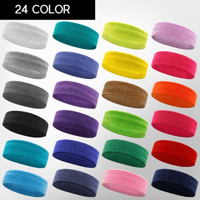 24컬러 머리밴드 운동 헤어밴드 땀흡수 헤어띠