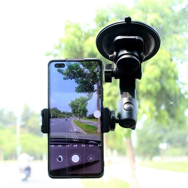 차량 촬영용 핸드폰 거치대 유리흡착 받침대 고정
