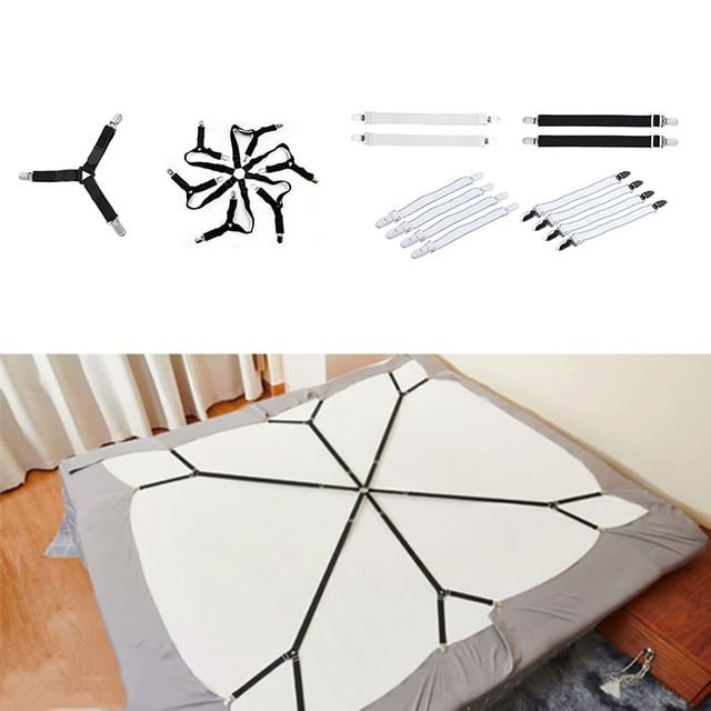 매트리스 고정밴드 밀림방지 소파 이불 별자형 1개입