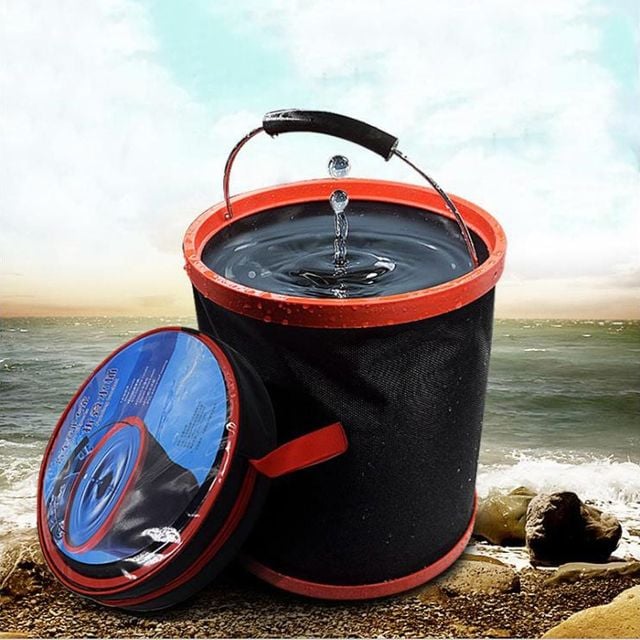키밍 접이식 세차 버킷 세차통 다목적 물통