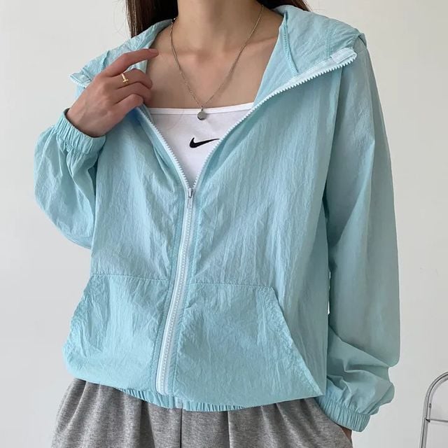 초경량 후드 바람막이 집업 썸머 윈드브레이커 SWC-1007346