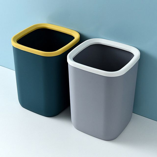 10리터 인테리어 오픈 쓰레기통 화장실 사각 휴지통