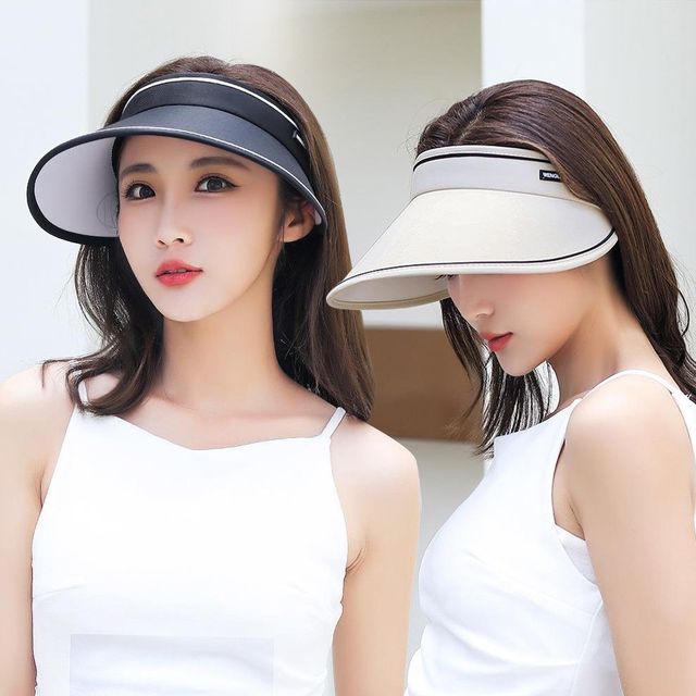 심플 디자인 햇빛 차단 여성 썬캡 URK-133