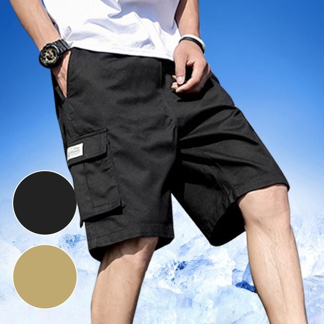 카고 반바지 데일리 스트릿 남성 밴딩 포켓 팬츠
