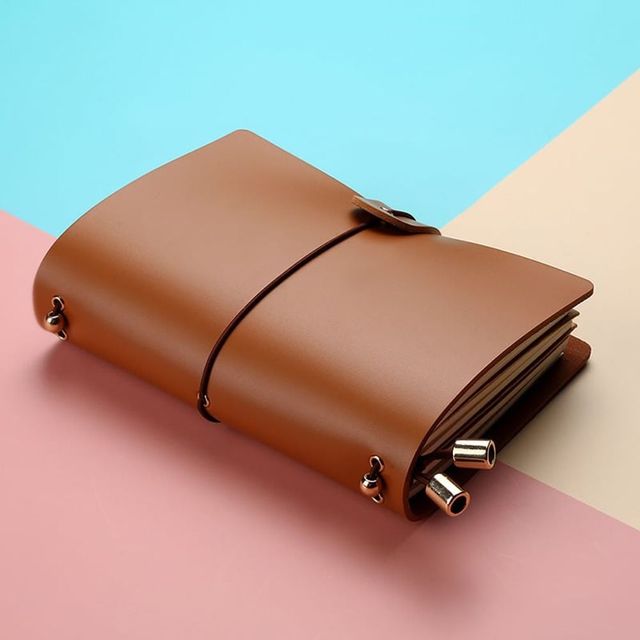 고급 가죽 노트 다이어리 업무수첩 135x105mm 일기장