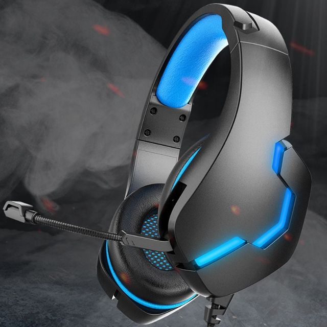 게이밍 헤드셋 LED 마이크 고음질 헤드폰 게임용