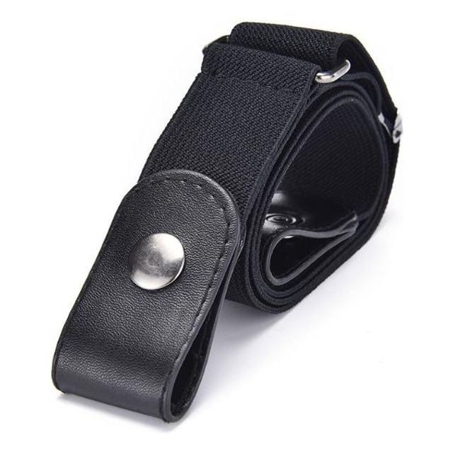 노버클 프리벨트 남녀공용 캐주얼 청바지 허리띠