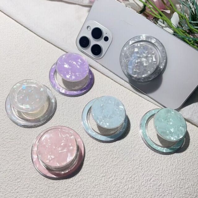 원형 자개 맥세이프 스마트톡 휴대폰 그립 홀더