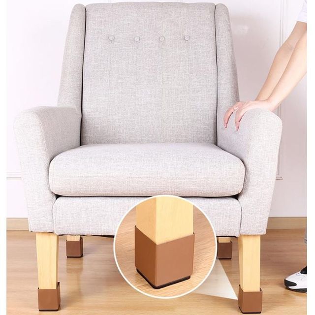 가구 발 받침 2개입 높이조절 원형 사각형 안정성 강화