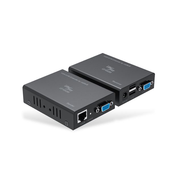 VGA 리피터 300M KVM 거리연장기 모니터 스크린 DID