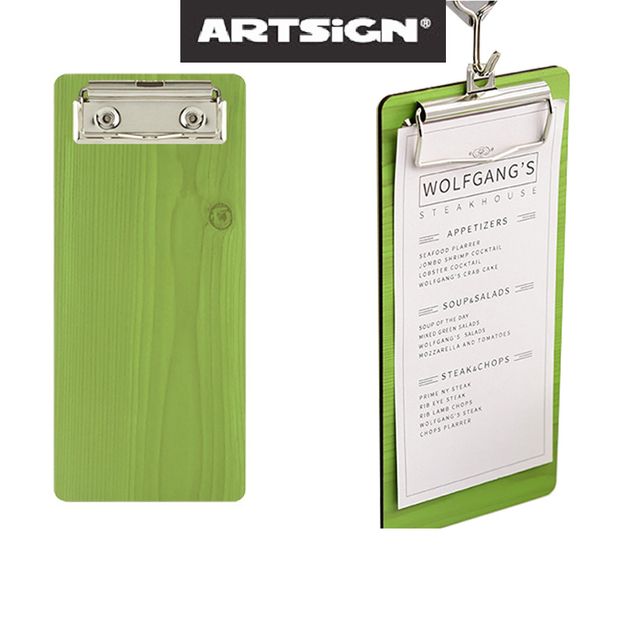 영수증꽂이 빌지 계산서 클립보드 연두우드 200대