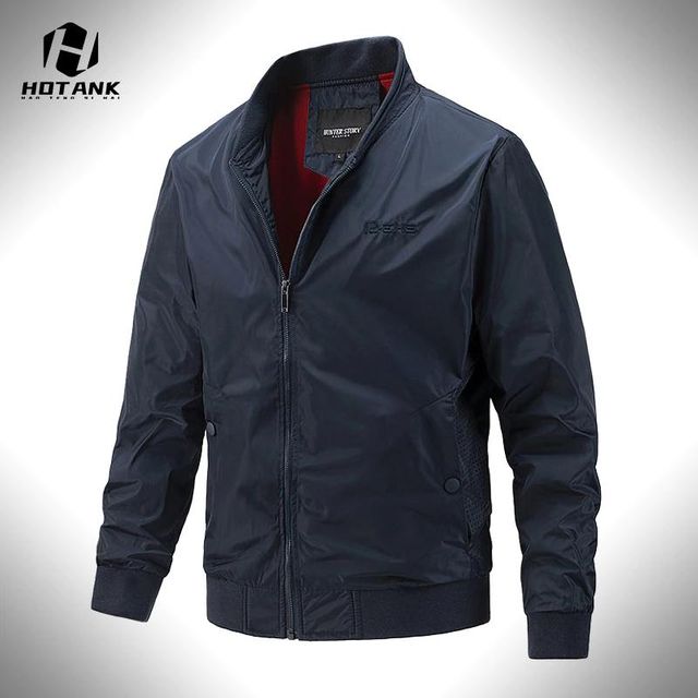 [해외] 간단한 남자의 재킷 재킷 캐주얼 슬림 폭격기 재킷 남