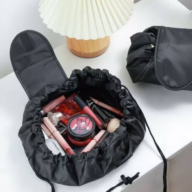 복주머니 화장품 파우치 휴대용 여행 소품 수납백 이너백