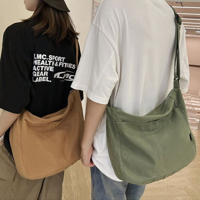 남녀공용 데일리 캔버스 크로스백 OSM-1006178