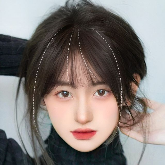 도밍코 네추럴 앞머리 부분가발 SD-250313