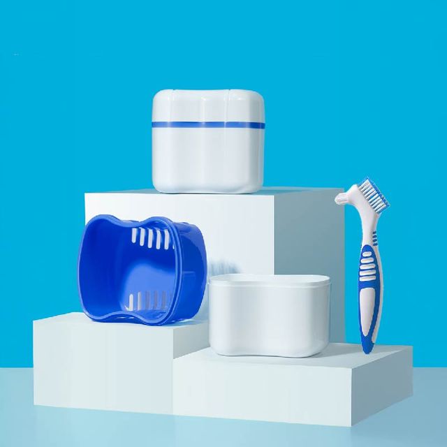 틀니 교정기 보관 유지장치 세척 솔 통 보관함 케이스