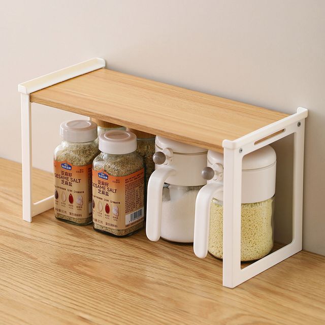 장만A836 DIY 주방용 간이 선반 소형 조리도구 양념통 정리대 수납대