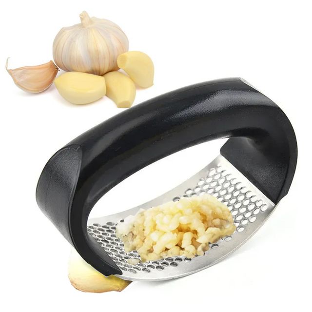 스텐 손잡이 마늘 다지기 으깨기 압착기 그립 분쇄기