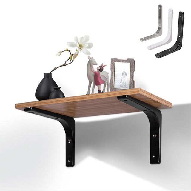 선반 벽고정 브라켓 2P 4in 지지대 그림걸이 받침대