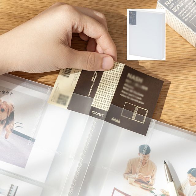 포켓앨범 티켓 포트북 커플사진첩 앨범 80P-14x9.3cm