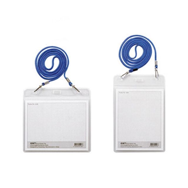 GNT명찰 양쪽고리 중형 122x95목걸이형 100매 이름표