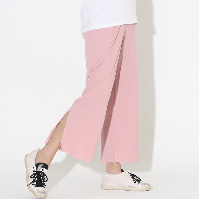 와이드팬츠 통바지 여자통바지 밴드바지