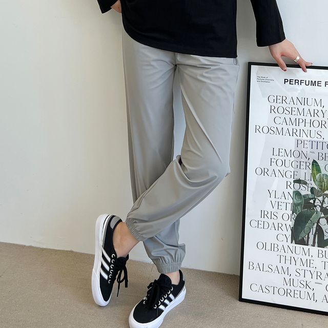 페얼리 여자 밴딩 스판 조거 팬츠 SD-220856