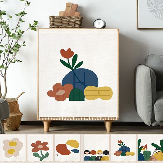 키밍 다용도 패브릭 커튼 가리개 방범막 가림막