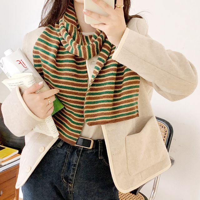 캐피아 클래식 스트라이프 머플러 목도리 SD-1004443