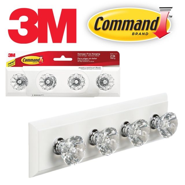 3M 코멘드 고급 4구 악세사리 행거걸이