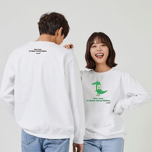 키밍 악어 귀여운맨투맨 그래픽후드티 오버핏