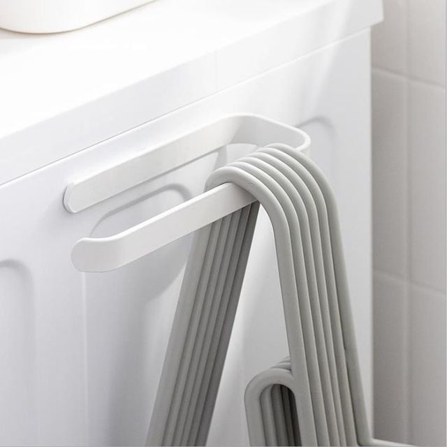 키밍 다용도 부착식 옷걸이 바지걸이 수납 정리함