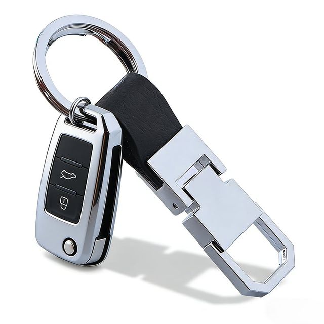 심플 가죽 키홀더 1+1 자동차 키링 열쇠고리 남성 선물