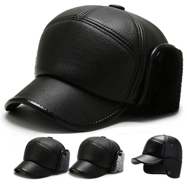 간편 똑딱이 남성 귀달이모자 URD-174