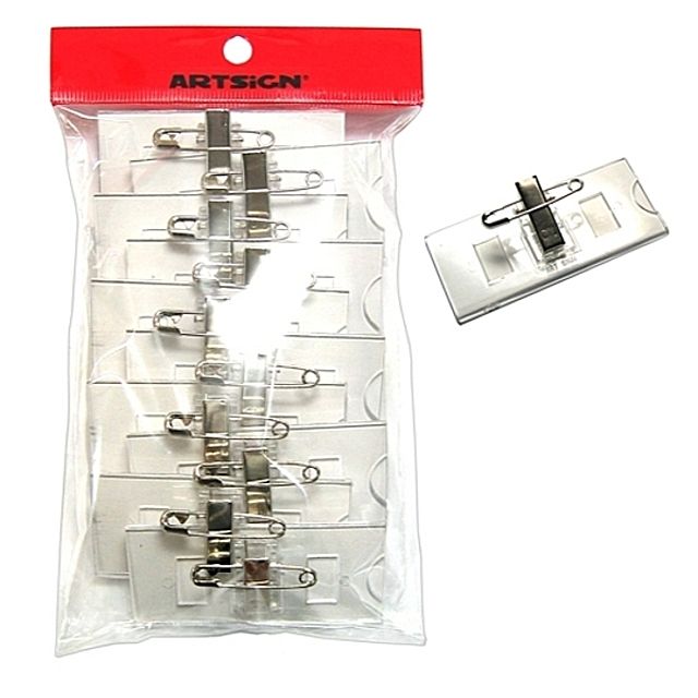 [ 아크릴명찰 10개입 70x30 ] 이름표 명판 가슴명찰 신분증 네임텍 네임테그 예쁜명찰 행사명찰 PVC 이쁜명찰