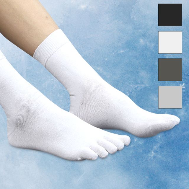 남자 중목 장목 양말 발가락 쿨링 발냄새 방지 4컬러