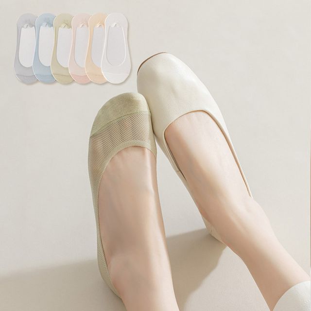 미끄럼방지 여성 메쉬 쿨링 덧신 ELY-1076